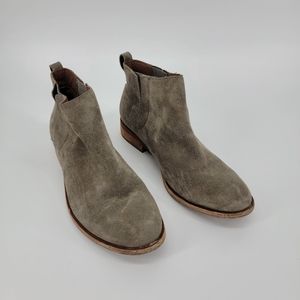 Kork-Ease Suede Ankle Boots
